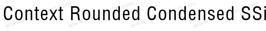 Context Rounded Condensed SSi Normal字体转换